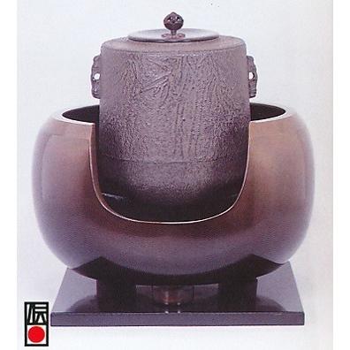 風炉大西風炉火鉢茶道具木箱付き 風炉大西風炉火鉢茶道具木箱付き 紅鉢風炉 信楽焼 9寸の通販