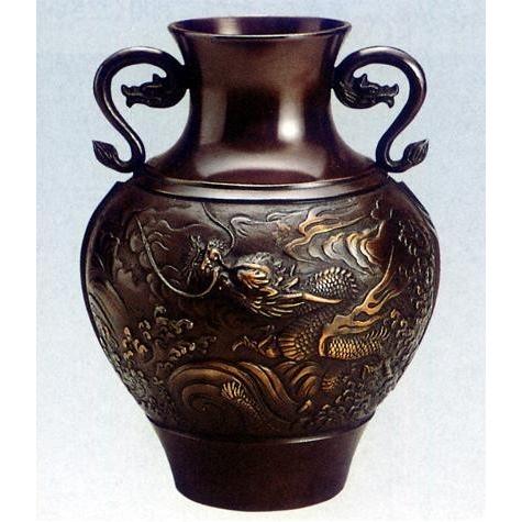 花器 花瓶｜花器 9寸達磨型｜坂田七太郎作 青銅(ブロンズ)製