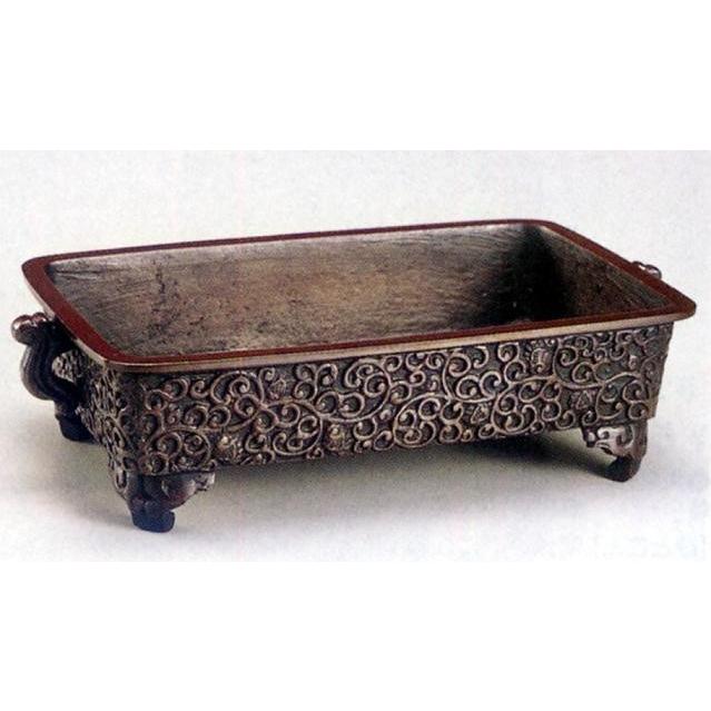 貴重　薄端　唐銅　本漆塗上物　花器　青銅　ブロンズ　唐銅　真鍮　ヴィンテージ 2026年最新】唐銅 薄端の人気アイテム - メルカリ