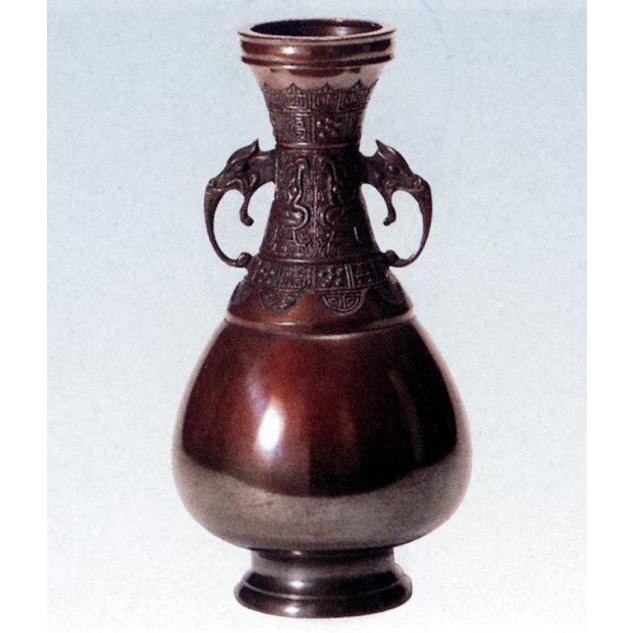 青銅 ブロンズ 花瓶 花器 高岡銅器