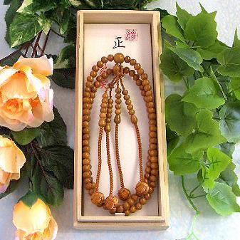 真言宗本式数珠*本連(振分）念珠｜正梅（しょううめ）尺二｜利久梵天