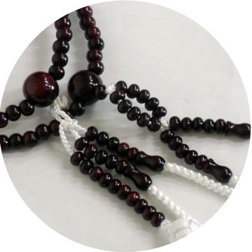 SGI・創価学会・日蓮正宗 本式（本連）数珠 念珠｜紫檀 八寸