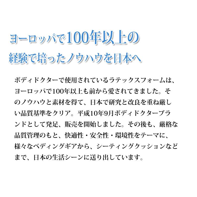 【正規品】 【10年保証】 【メーカー直送品】ボディドクター レギュラー ダブル 140×195×11cm ラテックス｜waraoha｜10