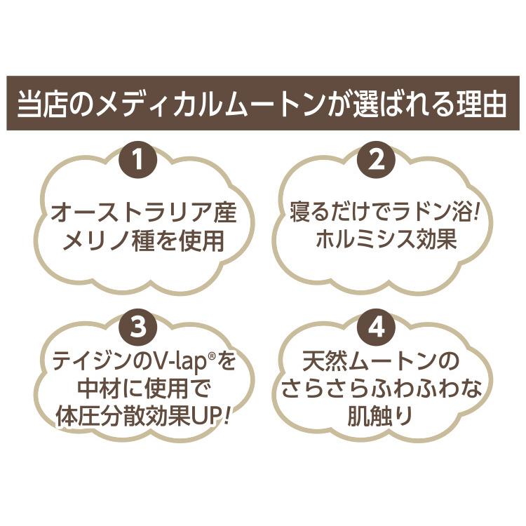 メディカル ムートン シーツ シングルサイズ 約100×200cm 極厚30mm