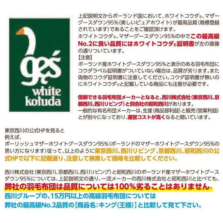 東京西川ボーランドマザーグースホワイトコウダ