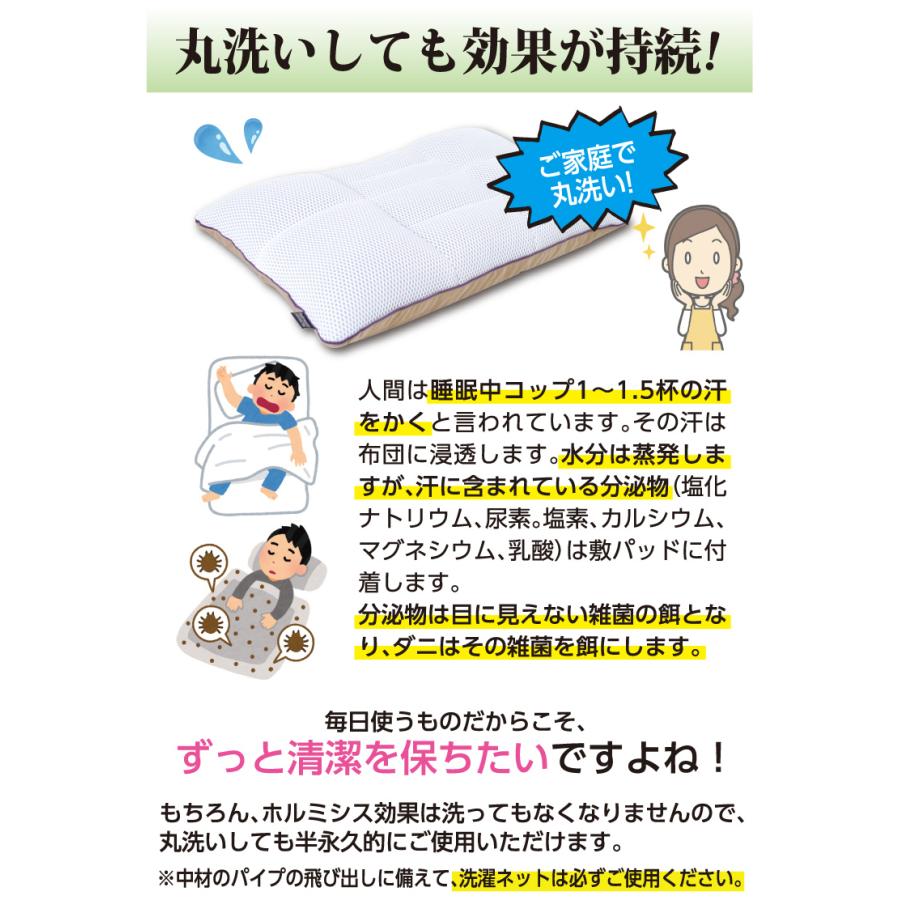 セミオーダー枕 43×63cm ホルミシス特殊パイプ入り ホルミシス効果 遠