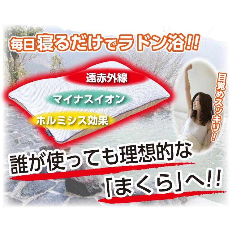 セミオーダー枕 43×63cm ホルミシス特殊パイプ入り ホルミシス効果 遠