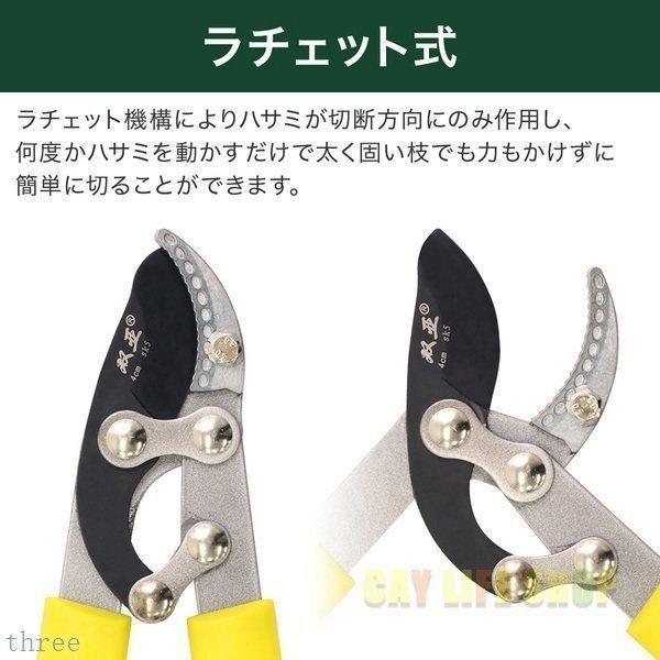 枝切り鋏 高枝切り鋏 剪定鋏 剪定ばさみ 太枝切り鋏 高枝切 枝切り鋏 枝きりはさみ 枝切りバサミ ラチェット式 軽量 伸縮 高枝 はさみ 鋏 農業用 剪定ばさみ 剪定はさみ 剪定ハサミ 剪定バサミ 剪定鋏 千吉 ラチェット式 ガーデニング 芽切 鋏 園芸鋏 枝切りバサミ 小枝 軽量 切れ味 ハサミ 園芸はさみ 切断 枝 木 庭鋏 園芸 盆栽 庭作業 庭掃除 庭いじり 送料無料