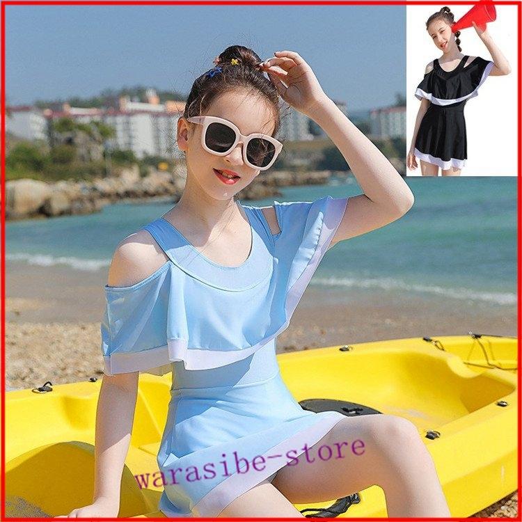 子供服 水着女の子ワンピース 水着おしゃれ オールインワン 温泉 海水浴 水遊び 可愛い1 130 140 150cm 160cm 新作 Stasev わらしべの館 通販 Yahoo ショッピング