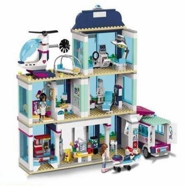レゴ ブロック　レゴフレンズ ハートレイクシティ 病院 レゴ互換品 クリスマスプレゼント 子供シリーズ おもちゃ 想像力 創造力 運動能力 デザイン｜warasibe-store｜02