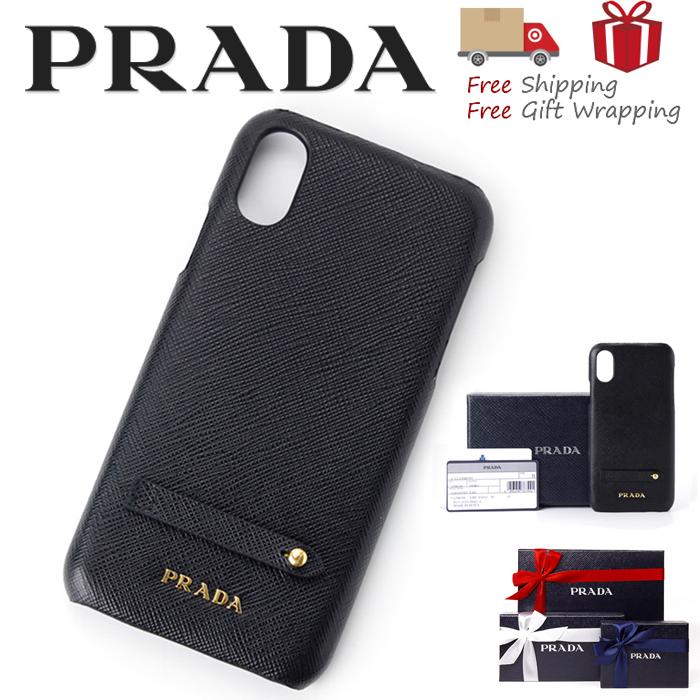 PRADA プラダ 1ZH058 iPhoneケース iPhoneX , Xs用ケース 新品 本物保証ギフト プレゼント 無料ギフトラッピング対応  :1ZH058-STA-NER:Wardrobe KOBE - 通販 - Yahoo!ショッピング