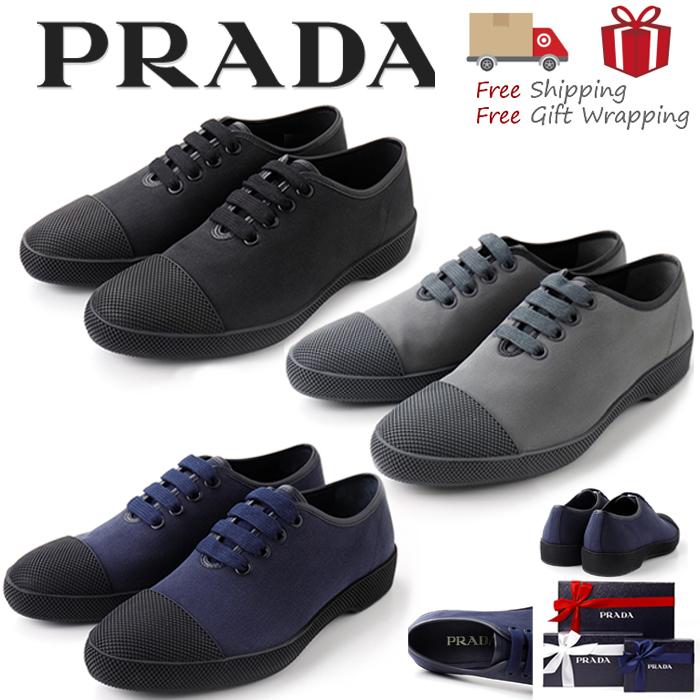 Prada プラダ メンズ スニーカー 2eg149 新品 本物保証 ギフト プレゼント 無料 ギフトラッピング 2eg149 Wardrobe Kobe 通販 Yahoo ショッピング