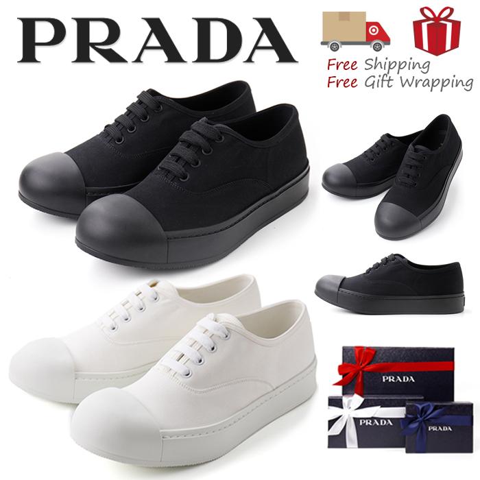 Prada プラダ メンズ スニーカー 2eg199 Nero Bianco 新品 本物保証 ギフト プレゼント 無料 ギフトラッピング 2eg199 Wardrobe Kobe 通販 Yahoo ショッピング