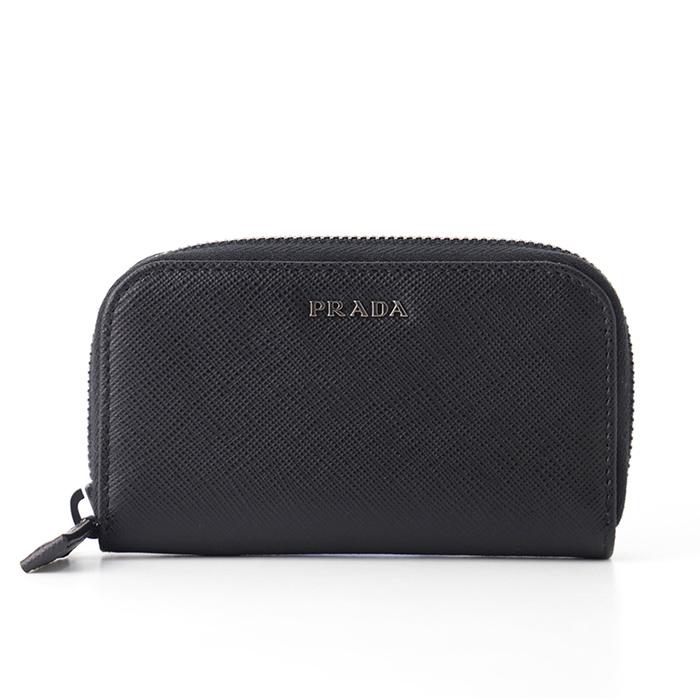 絶品絶品PRADA プラダ キーケース ラウンドキーケース Nero 2PG604