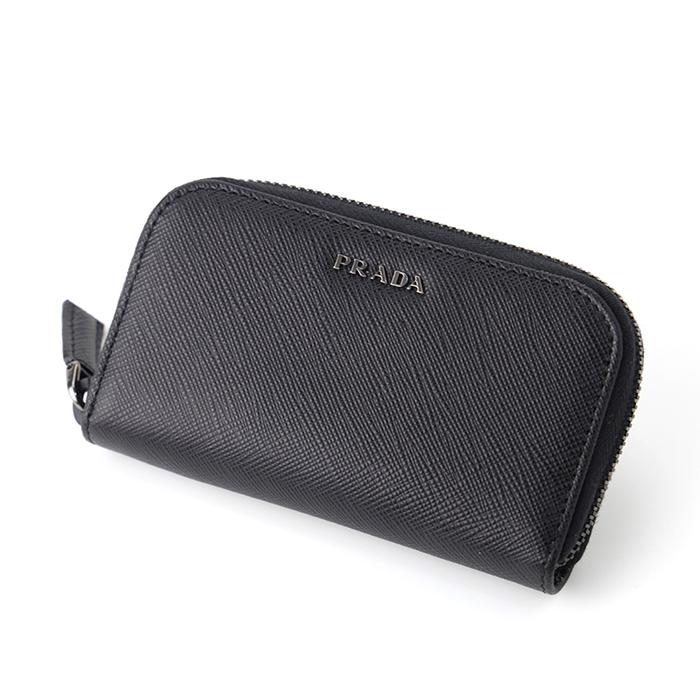 PRADA プラダ キーケース ラウンドキーケース Nero 2PG604 新品 本物