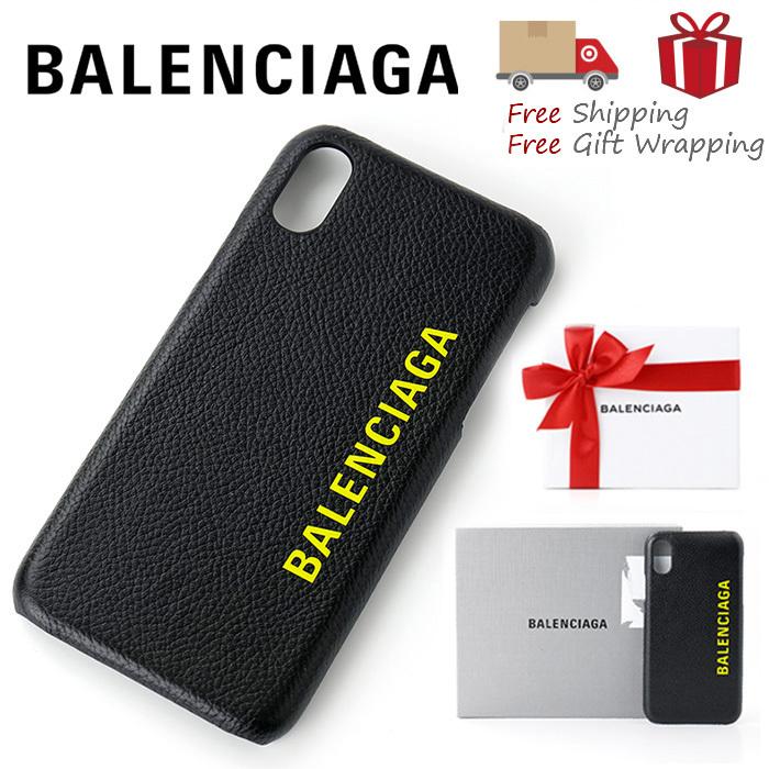 現地直営店買付BALENCIAGAバレンシアガiPhone X ケース ブラック | www