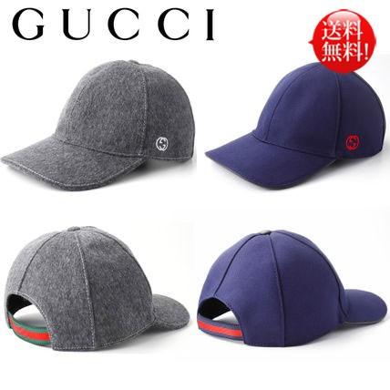 Gucci グッチ シンプル キャップ 帽子 お洒落 かっこいい 帽子 グレー ネイビー 新品 本物保証 Y0114 Wardrobe Kobe 通販 Yahoo ショッピング