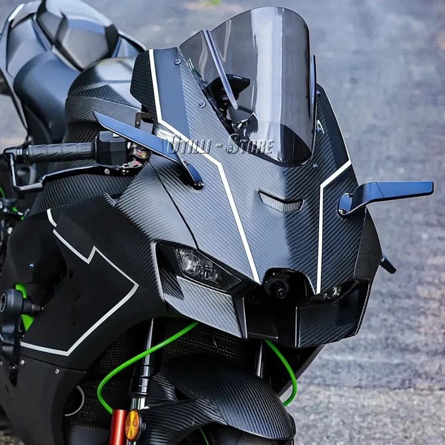 KAWASAKI ニンジャ リアビューミラー ZX-10R ZX10R ZX10R SEサイドミラー NINJA ZX-10R RZX10R RR｜warehouseexplore｜05