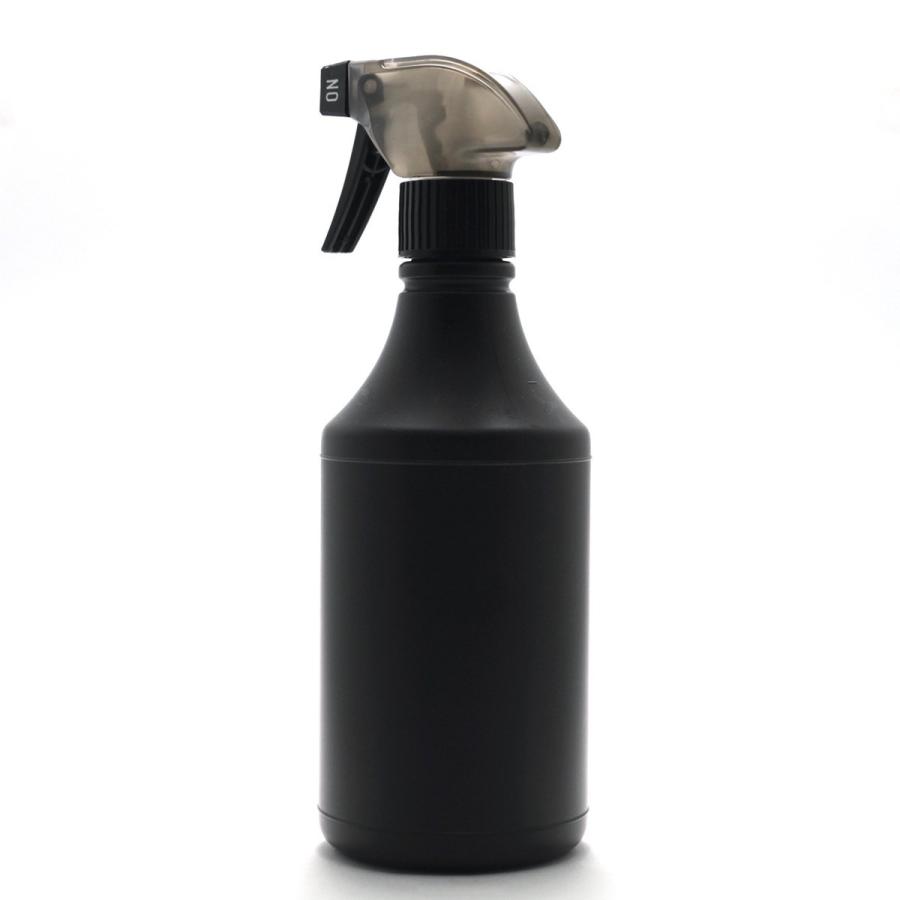 トリガースプレー 500ml ボトル：遮光黒 ／ トリガー：ブラック ディスペンサー、スプレーボトル