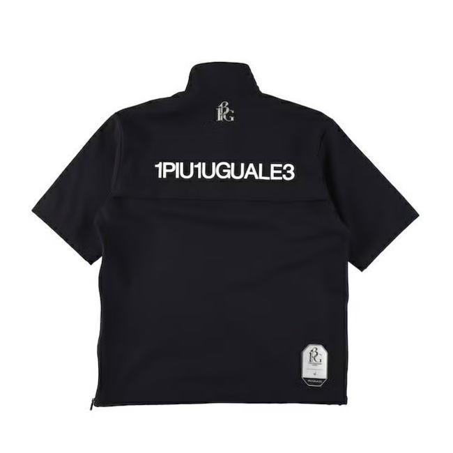 1PIU1UGUALE3 GOLF 113 WP S/S HALF ZIP ウノピゥウノウグァーレトレ 