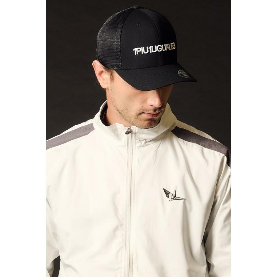 1PIU1UGUALE3 GOLF MESH CAP LOGO ウノピゥウノウグァーレトレ ゴルフ