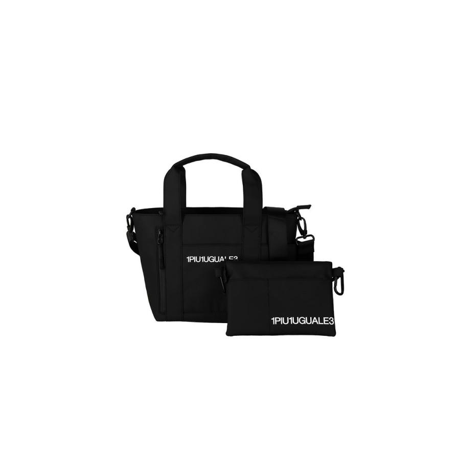 1PIU1UGUALE3 GOLF 113 TOTE BAG SMALL BLACK GRG519-GPE040 UNISEX