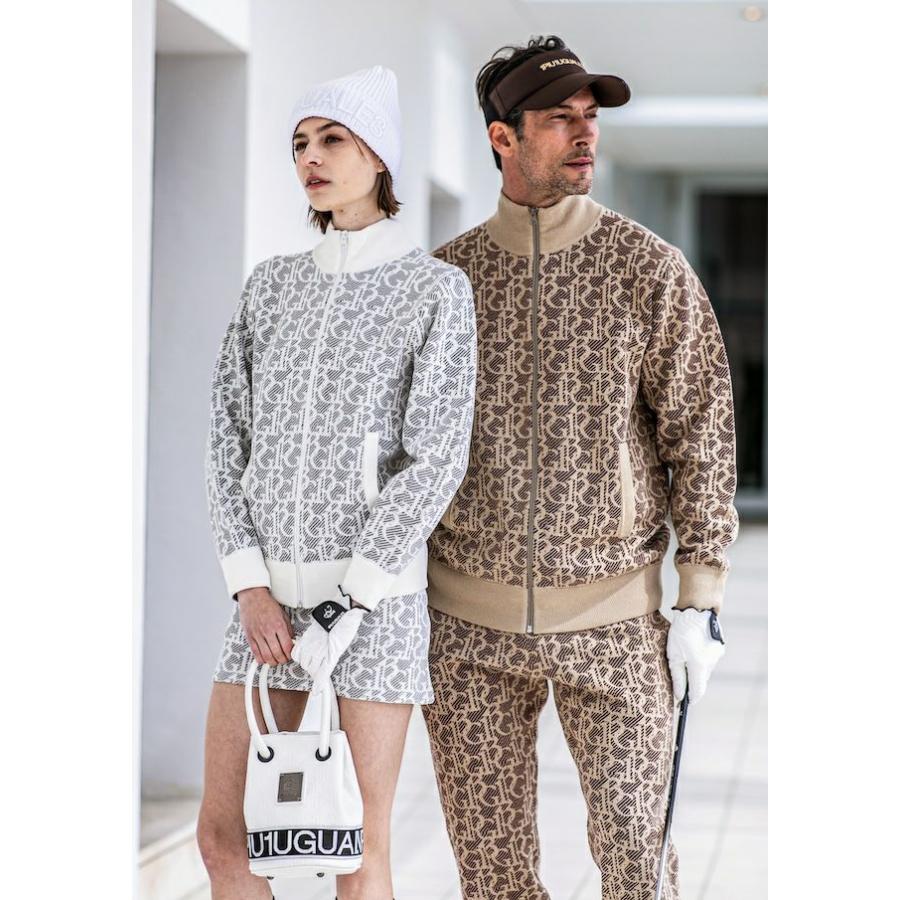 1PIU1UGUALE3 GOLF 113 KNIT TRACK JACKET ウノピゥウノウグァーレトレ 