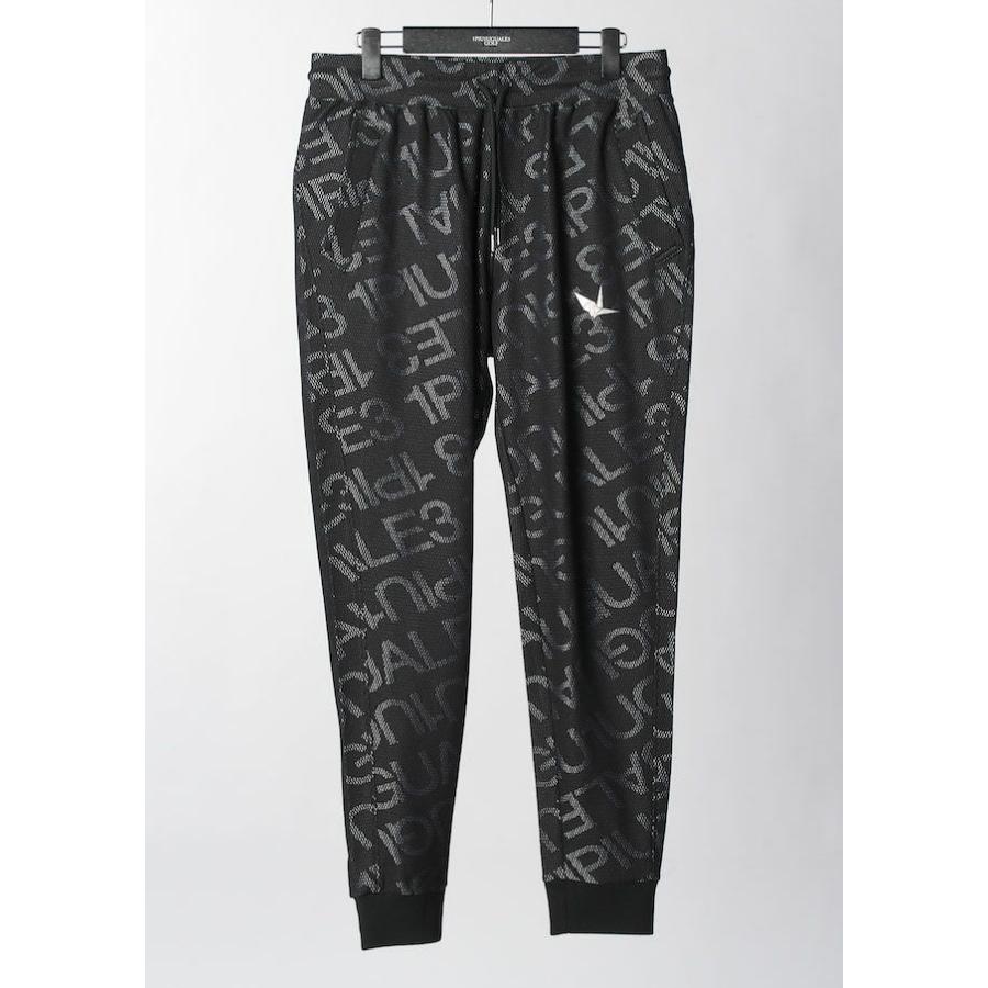 ☆最終処分☆1PIU1UGUALE3 113 GOLF JERSEY PANTS DIAGONAL LOGO  