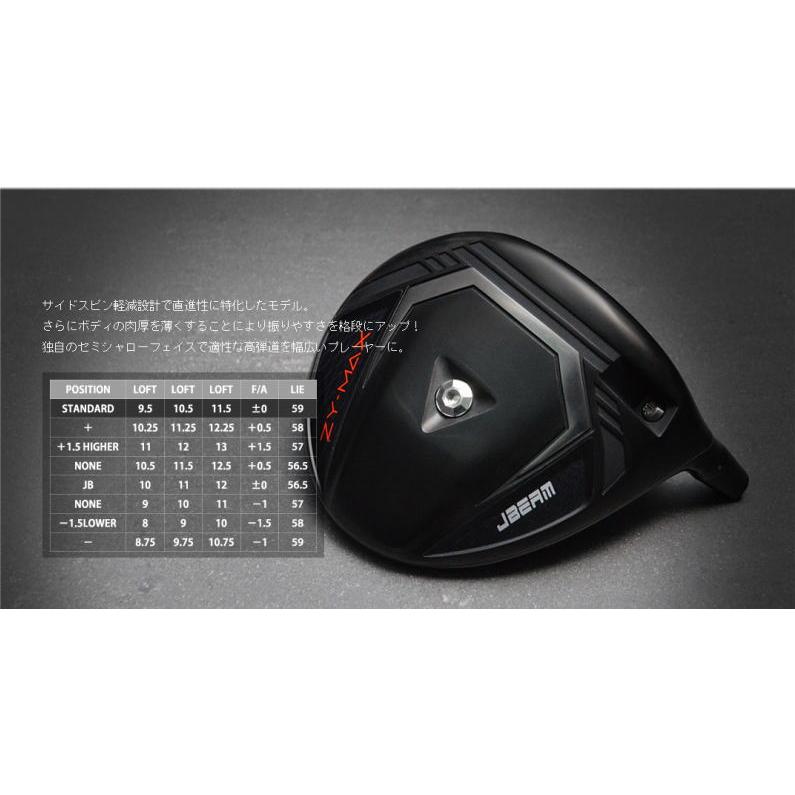 JBEAM ジェイビーム ZY-MAX DRIVER ドライバー + カスタム