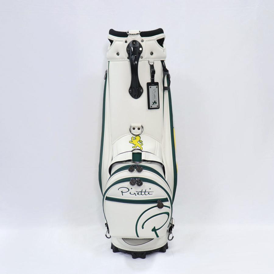Piretti Cart Bag PR-CB0009 White x Green Yellow 9インチ Piretti Cart Bag PR-CB0009 White x Green Yellow 9インチ