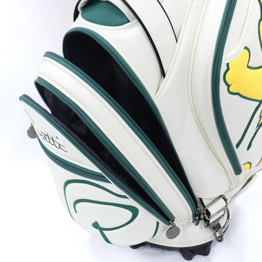 Piretti Cart Bag PR-CB0009 White x Green Yellow 9インチ Piretti Cart Bag PR-CB0009 White x Green Yellow 9インチ