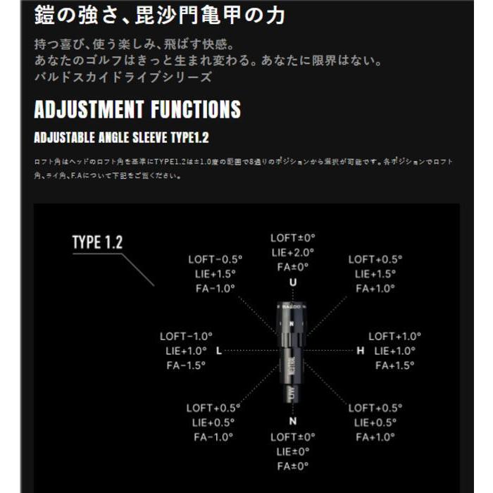 BALDO SKY DRIVE UW バルド スカイドライブ ユーティリティ ヘッド単体