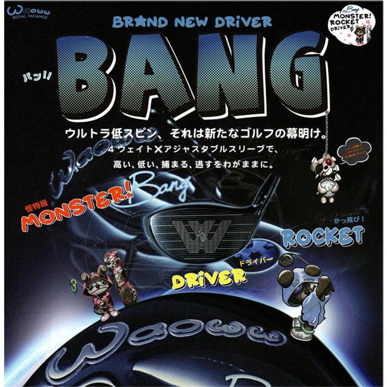 入荷済み!!】Waoww BANG ワオ バン ドライバー ヘッド +