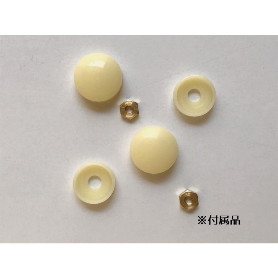 取っ手 つまみ／丸座付丸カン 3.3寸 古美色【ピッチ：60mm】日本