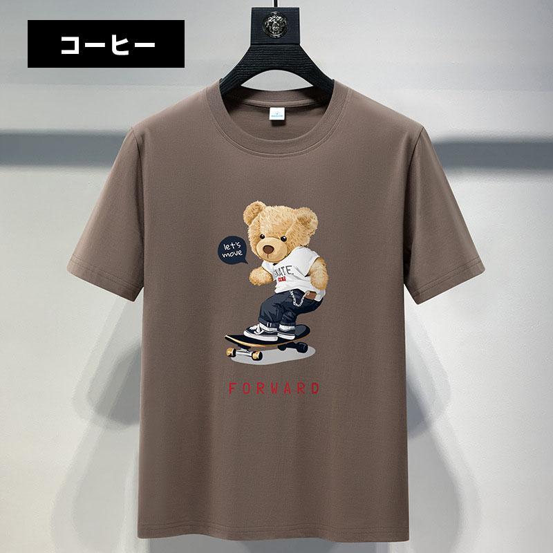 Tシャツ メンズ 半袖 おしゃれ 白Tシャツ ロンT T-shirt スポーツ 半袖tシャツ 配いろ 涼しい カジュアルクルーネック 丸首 プリント 夏 父の日｜wasabi-store｜14