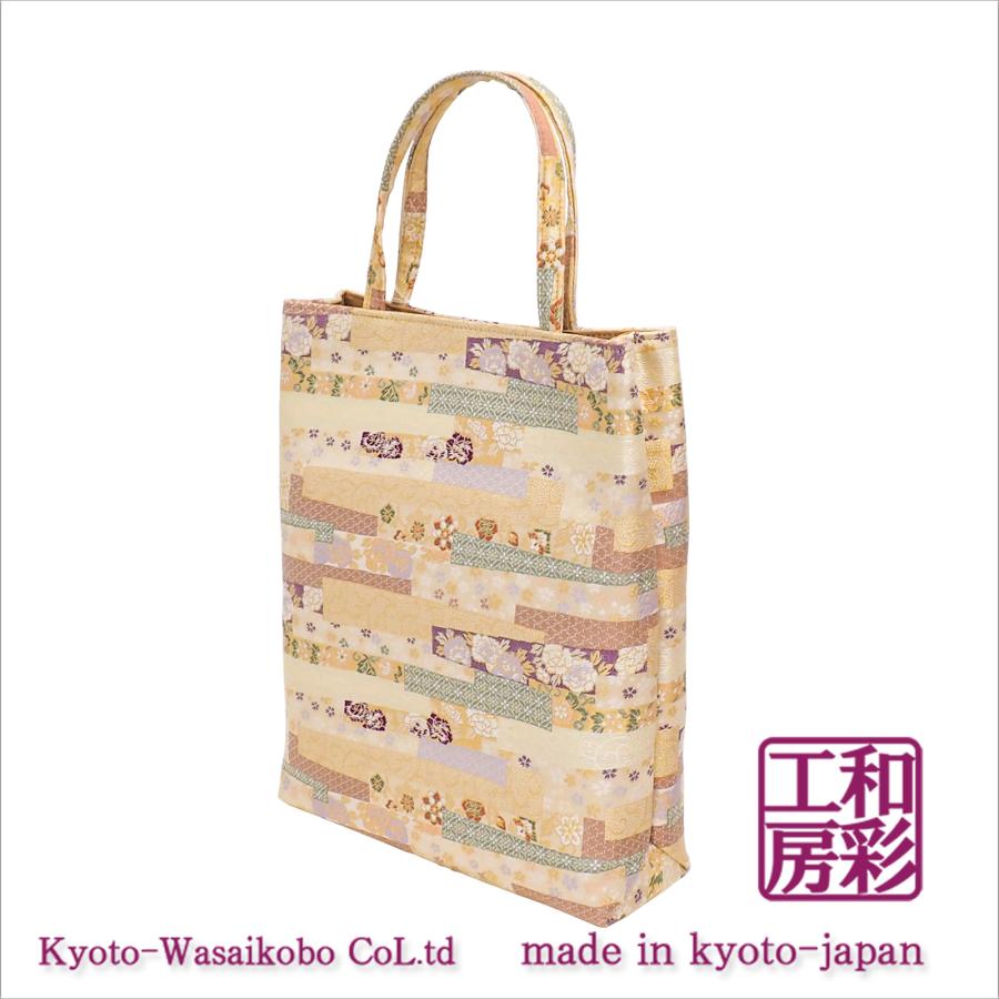 西陣織金襴オリジナル和装バッグ「縦長手提げ」mg131｜wasai-kobo｜04