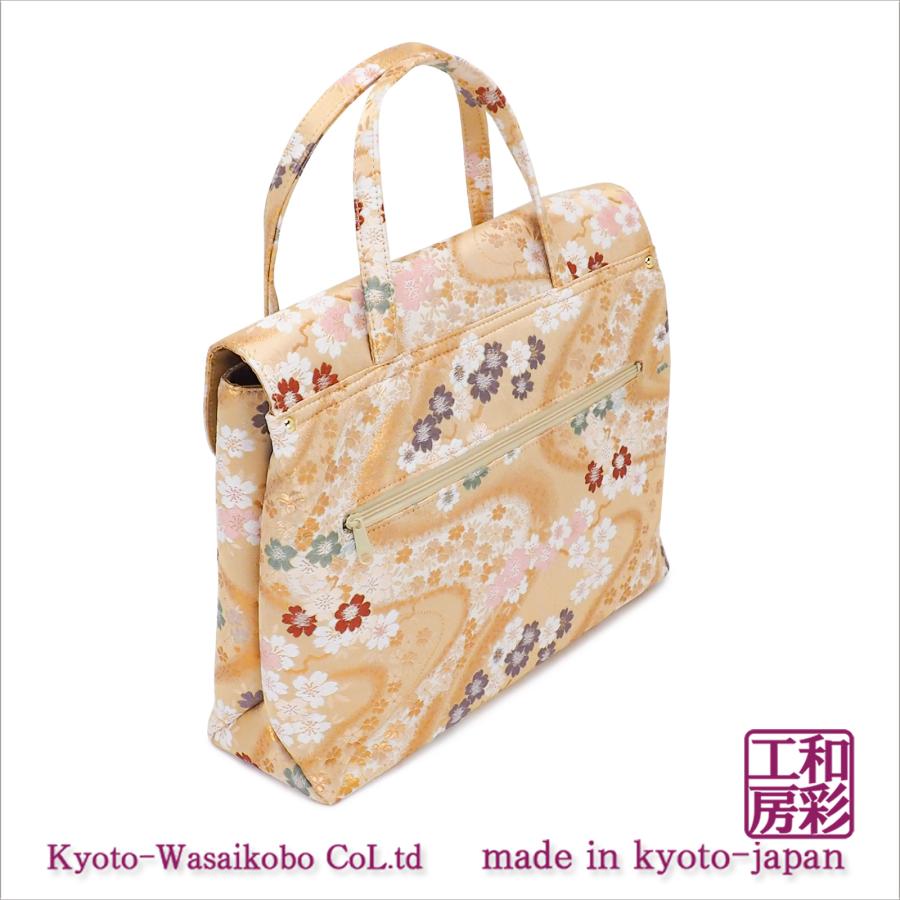 西陣織金襴オリジナル和装バッグ「横長被せ」mj156｜wasai-kobo｜03