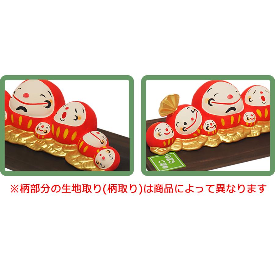 素焼陶製「福ならべ(だるま)」ra055 リュウコドウ 和雑貨 ダルマ｜wasai-kobo｜05