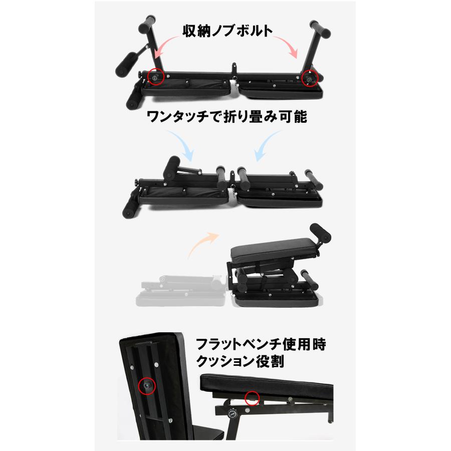 WASAI トレーニングベンチ フラットベンチ インクラインベンチ