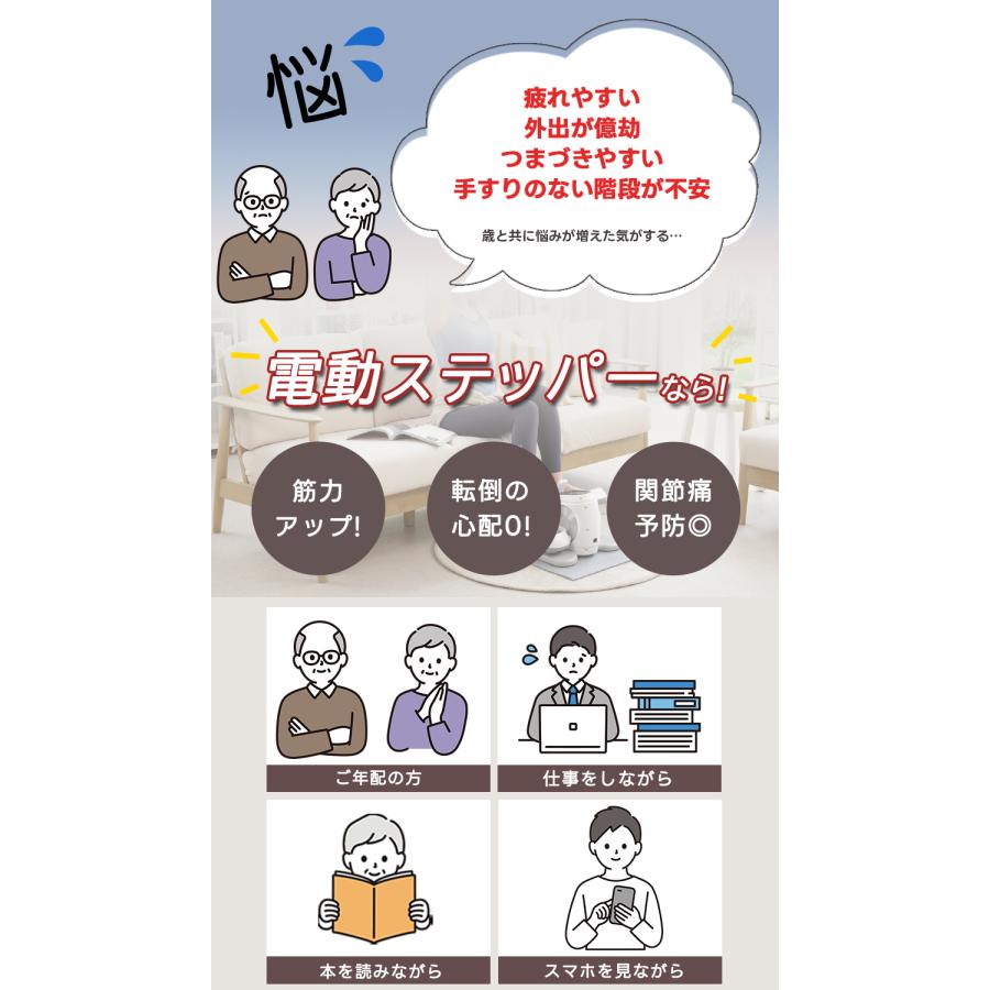 電動ステッパー リハビリ トレーニング 座ったまま 歩行運動 自動