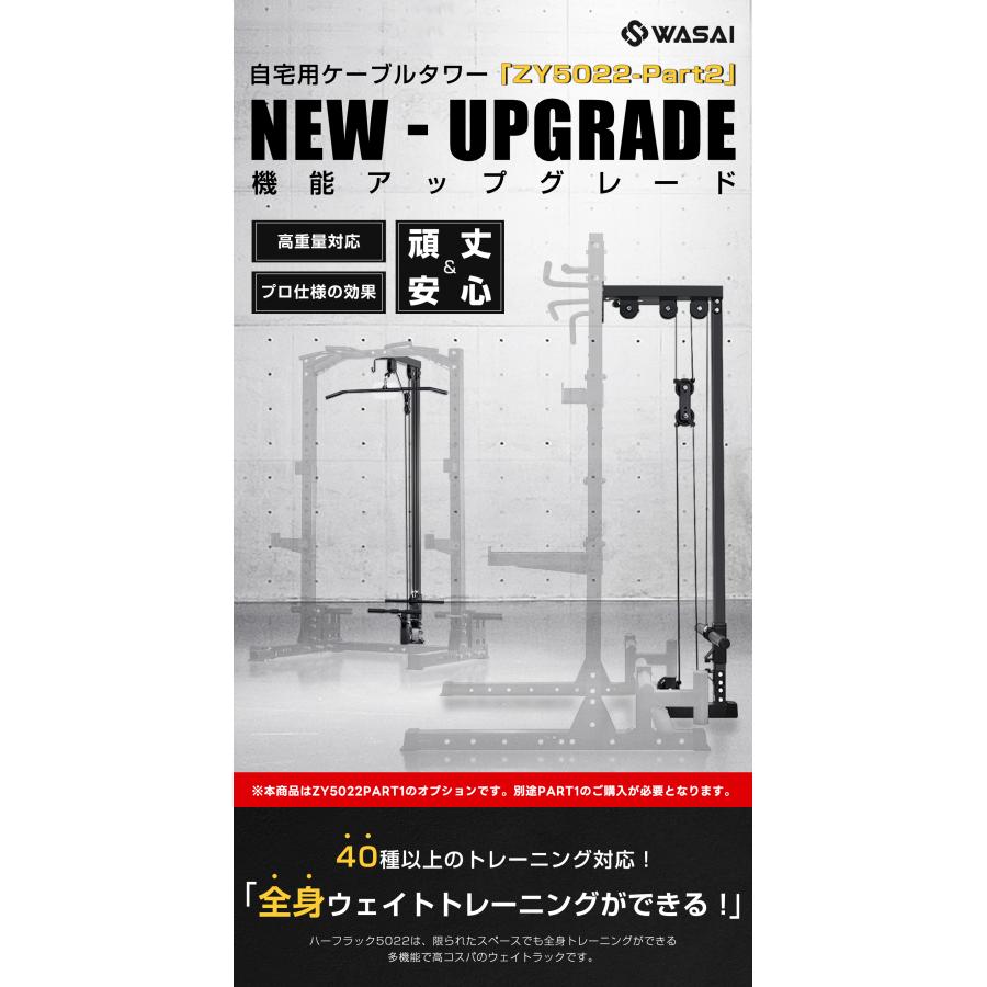 WASAI(ワサイ) ZY5022専用オプション ラットプルダウン ラットタワー