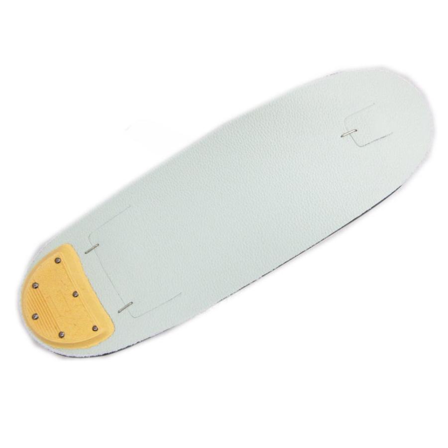 草履 ぞうり 厚底ヒール 白黒台 銀ラメ地白レース鼻緒 フリー 24cm