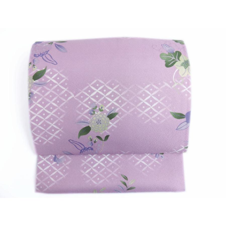 着物 洗える 袷 江戸小紋 と 軽装帯 付け帯 2点セット 薄黄緑色地万筋 Ｍ Ｌ 着物 洗える 袷 江戸小紋 と 軽装帯 付け帯 2点セット 薄黄緑色地万筋