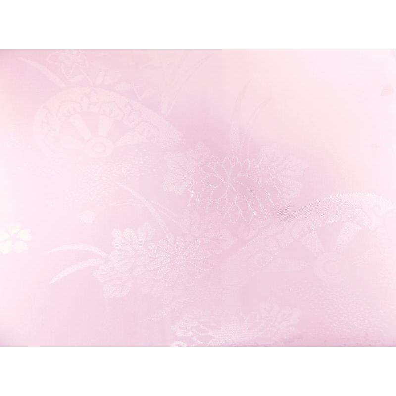 長襦袢 長地袢 振袖用 成人式 お仕立上がり 洗える 半衿付 薄ピンク ＬＬ 大きいサイズ 女性用｜wasakura-an｜03
