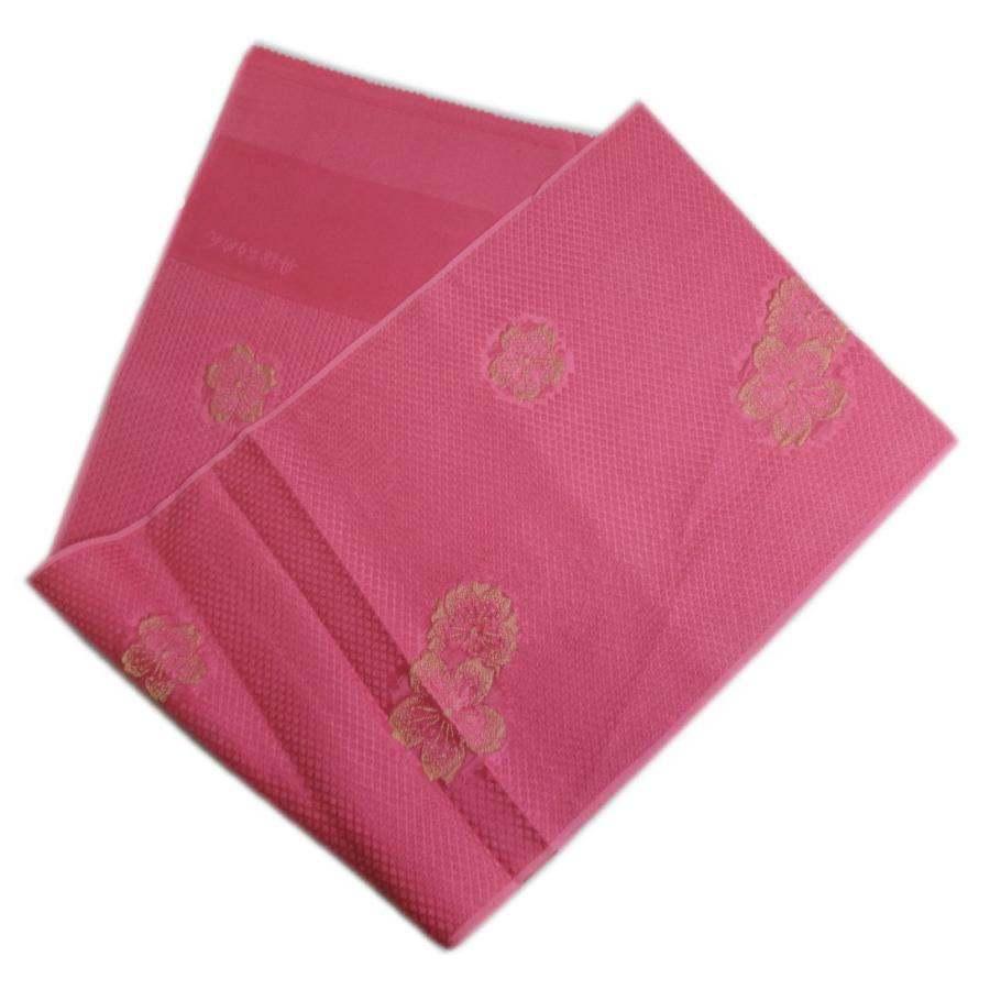 訳有り 少難あり】 帯揚げ 帯上げ 正絹 金糸縫い取り刺繍入り 菱織織 