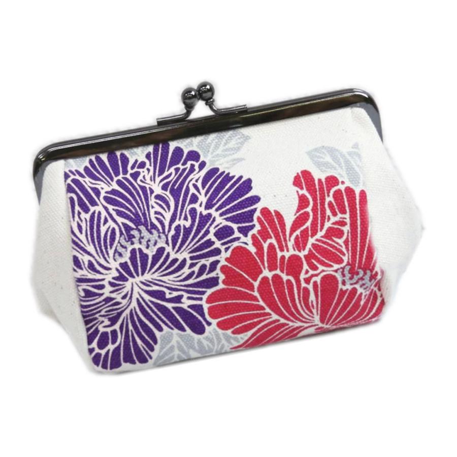 がま口 ポーチ お化粧 コスメ 財布 小銭入れ 帆布 牡丹 日本製 和柄 女性用 Gsfgp 1 最新和服 和雑貨 和さくら庵 通販 Yahoo ショッピング
