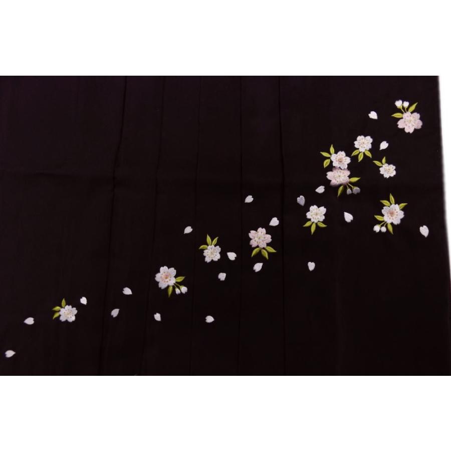 袴　グラデーションデザイン 花柄装飾 袴 はかま グラデーションぼかし 刺繍 紫色地桜 S M L LL 卒業式