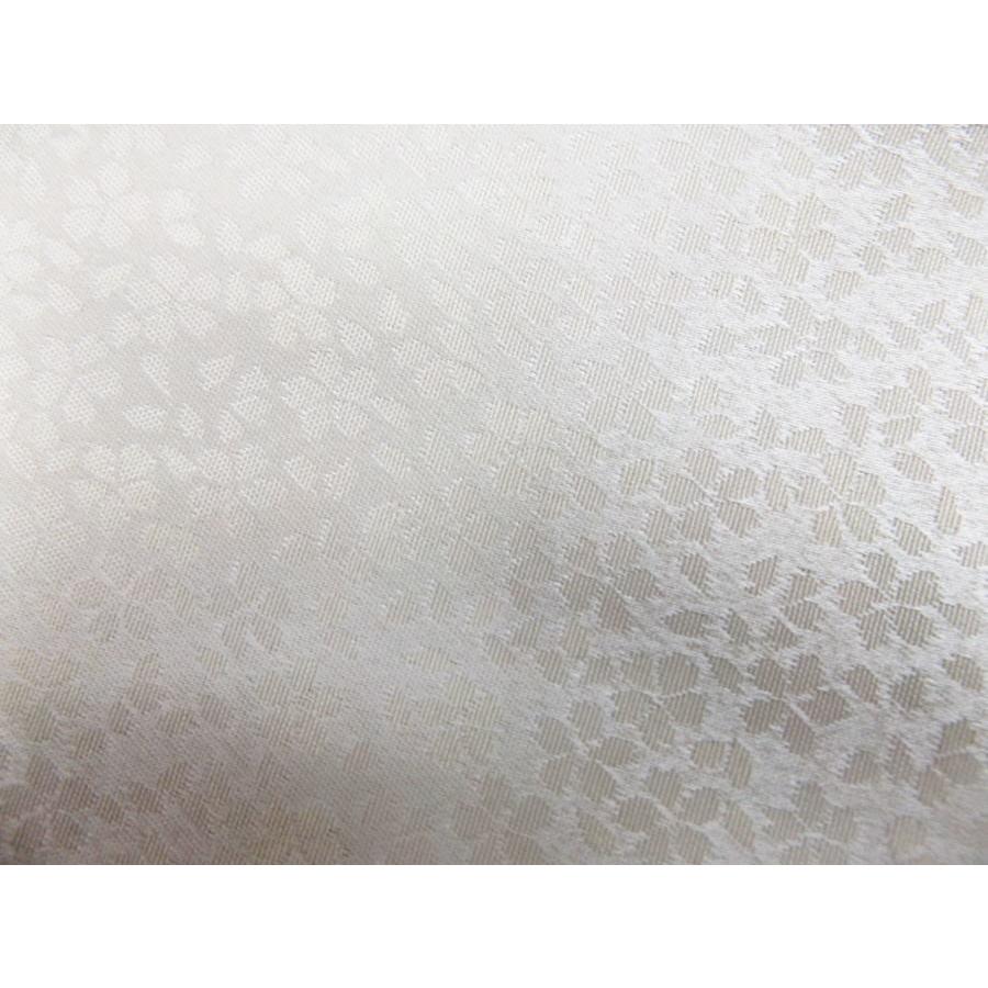 袋帯 お仕立上がり 墨黒色地花菱桜松竹楓 全通柄 訪問着 着物 振袖