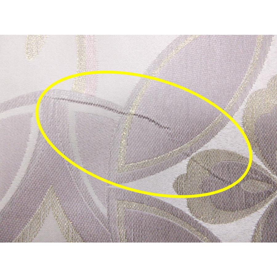 訳有り 少難あり】 色無地 R・K 着物 洗える 袷 袋帯 2点セット 金茶