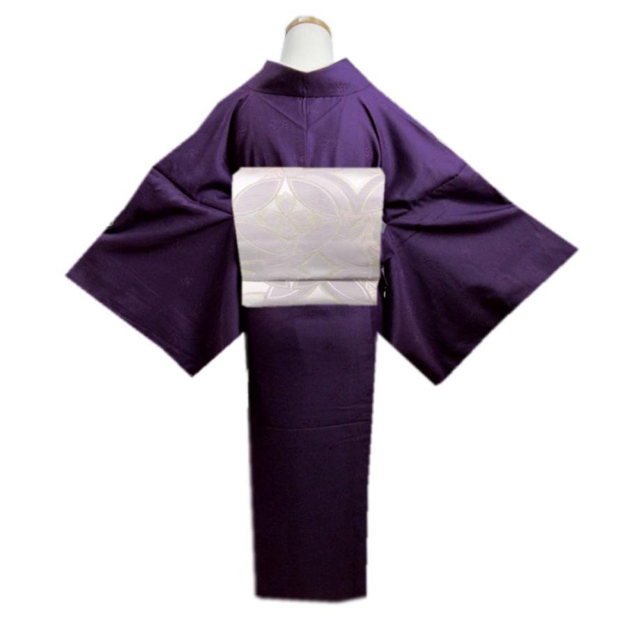 【訳有り 少難あり】 色無地 Ｒ・Ｋ 着物 洗える 袷 袋帯 2点セット 濃紫 フリー 地模様入り 入学式 卒業式 お宮参り 七五三 プレタ お仕立て上がり 女性用 レディース 訳有り 少難あり】 色無地 R・K 着物 洗える 袷 袋帯 2点セット 濃紫